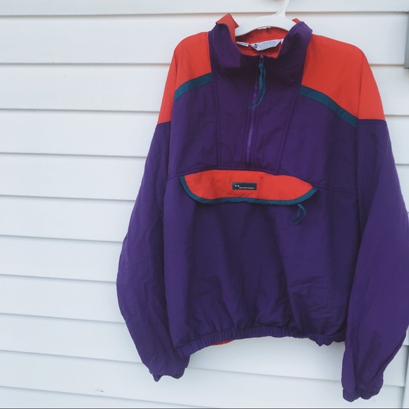 Vintage Jackets & Blazers - VINTAGE COLUMBIA Windbreaker